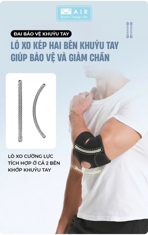 Bó khuỷ tay cường lực