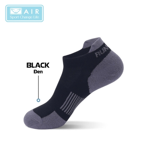 Tất vớ thể thao AIR màu đen AT01-D