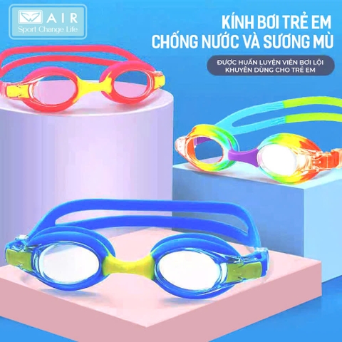 Kính Bơi Trẻ Em AIR1906 chống nước 100%, chống sương mờ, chống tia UVA +UVB