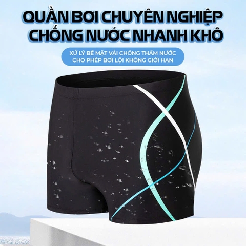 Quần bơi nam AIR 02 kháng CLO, chống tia UVA+ UVB, nhanh khô, thoáng khí