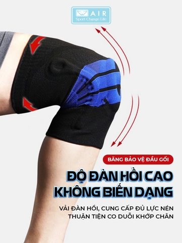 Bó gối xỏ silicone cường lực