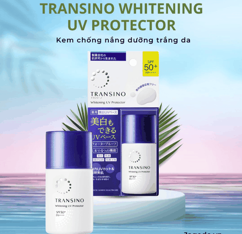 ☀️   KEM CHỐNG NẮNG TRANSINO UV PROTECTOR SPF50+ PA++++ (30G) CHỐNG NẮNG – DƯỠNG TRẮNG – LÀM NỀN – CHE PHỦ – DƯỠNG ẨM