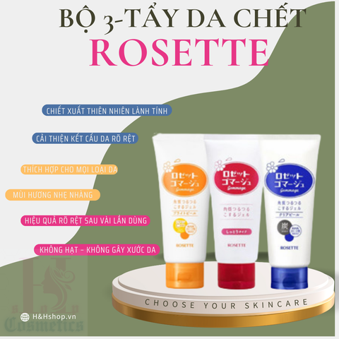 ❄️ ROSETTE GOMMAGE PEELING GEL 120G – TẨY DA CHẾT NHẸ NHÀNG, LÀM SÁNG DA, GIÚP DA MỊN MÀNG NHƯ LỤA