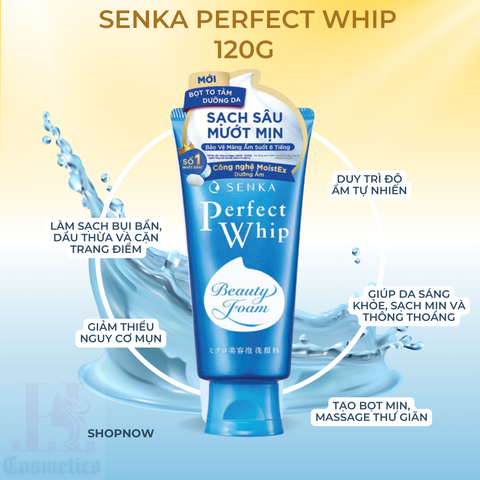 ❄️ SỮA RỬA MẶT SENKA 120G – 3 PHIÊN BẢN CHUYÊN BIỆT CHO MỌI VẤN ĐỀ CỦA LÀN DA