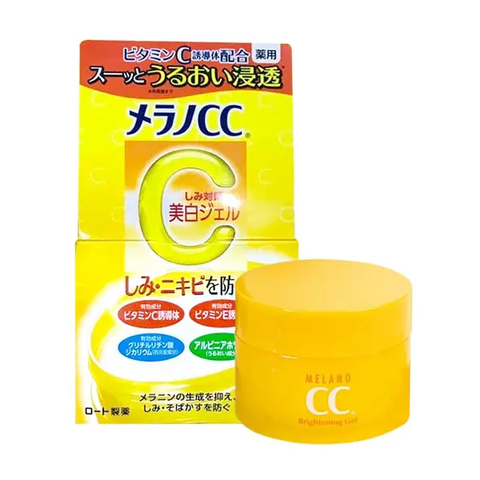 🍋 MELANO CC BRIGHTENING GEL 100G – GEL DƯỠNG TRẮNG VÀ GIẢM THÂM MỤN NHẬT BẢN