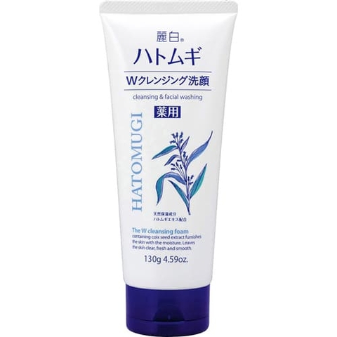 🌿 SỮA RỬA MẶT HATOMUGI CLEANSING & FACIAL WASHING 130G – DƯỠNG TRẮNG & LÀM SẠCH SÂU TỪ Ý DĨ