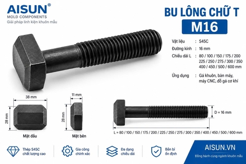 Bu Lông Chữ T M16