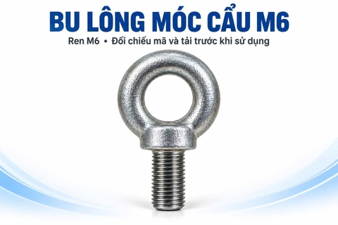 Bu lông móc cẩu M6