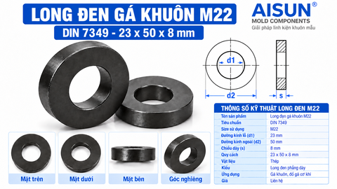 Long Đen Gá Khuôn M22