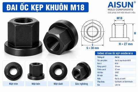 Đai Ốc Kẹp Khuôn M18