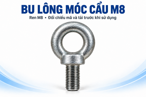 Bu lông móc cẩu M8