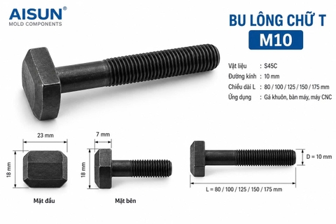 Bu Lông Chữ T M10