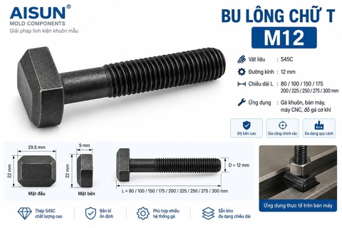 Bu Lông Chữ T M12