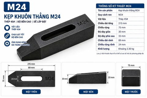 Kẹp Khuôn Thẳng M24