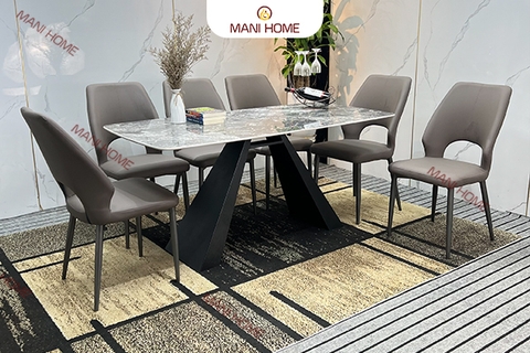 BỘ BÀN ĂN NHẬP KHẨU 6 GHẾ JOYCE – K17