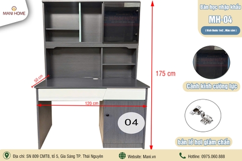 BÀN HỌC NHẬP KHẨU MH04 (1m2)