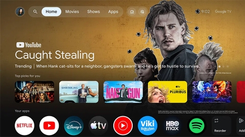 Google Tivi TCL QD-Mini LED 4K 98A400M 98 Inch