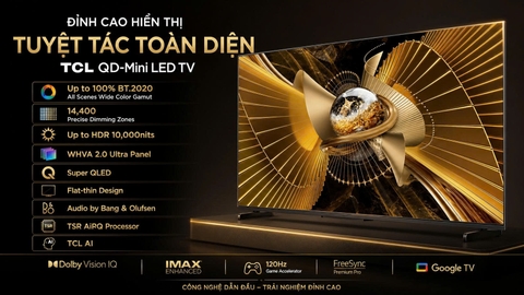 GOOGLE TIVI TCL SQD-Mini LED 98 INCH 98X11L