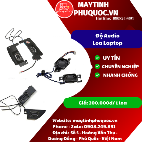 Thay loa độ audio laptop - Dịch Vụ Sửa Chữa Laptop Phú Quốc | Máy Tính Phú Quốc | Vi Tính Hải Đăng