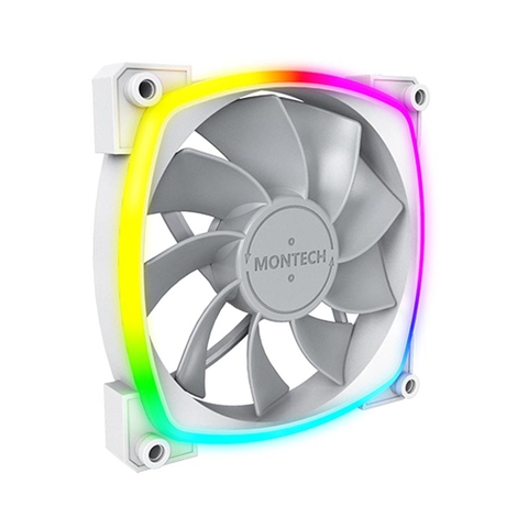 Fan Case Tản Nhiệt MONTECH RX 120 PWM WHITE (Màu Trắng/Quạt Hút)