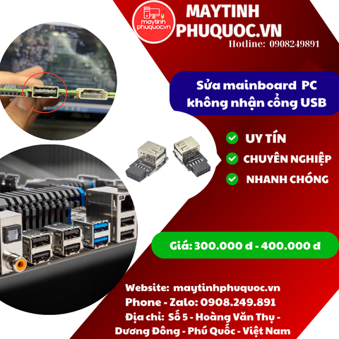 Mainboard PC không nhận cổng USB - Dịch Vụ Sửa Chữa PC Phú Quốc | Máy Tính Phú Quốc | Vi Tính Hải Đăng