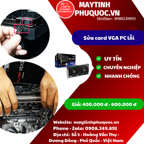 Card VGA PC gặp lỗi - Dịch Vụ Sửa Chữa PC Phú Quốc | Máy Tính Phú Quốc | Vi Tính Hải Đăng