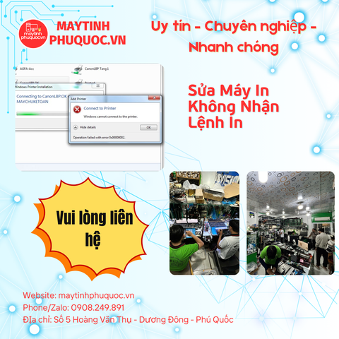 Sửa Máy In Không Nhận Lệnh In – Dịch Vụ Sửa Chữa Phú Quốc | Máy Tính Phú Quốc | Vi Tính Hải Đăng