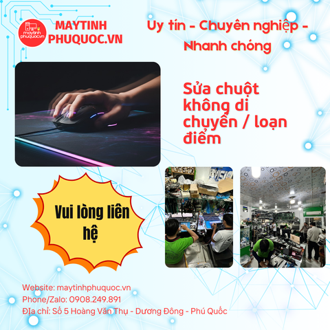 Sửa Chuột không di chuyển / loạn điểm – Dịch Vụ Sửa Chữa PC Phú Quốc | Máy Tính Phú Quốc | Vi Tính Hải Đăng