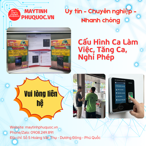 Cấu Hình Ca Làm Việc, Tăng Ca, Nghỉ Phép – Dịch Vụ Hỗ Trợ Cài Đặt Phú Quốc | Máy Tính Phú Quốc | Vi Tính Hải Đăng