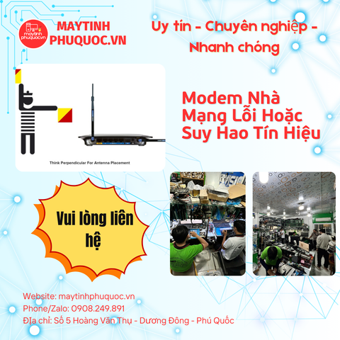 Modem Nhà Mạng Lỗi Hoặc Suy Hao Tín Hiệu – Dịch Vụ Sửa Chữa Phú Quốc | Máy Tính Phú Quốc | Vi Tính Hải Đăng