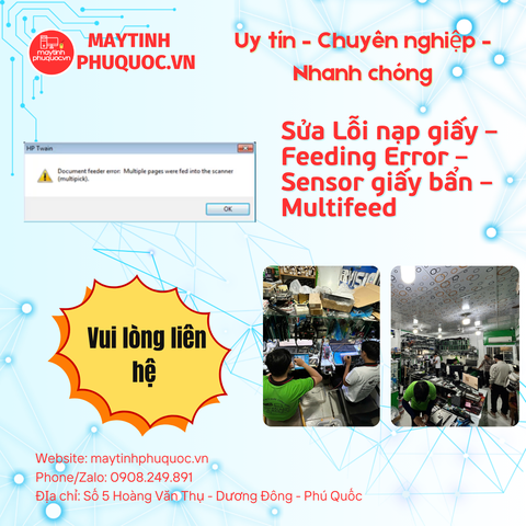 Sửa Lỗi nạp giấy – Feeding Error – Sensor giấy bẩn – Dịch Vụ Sửa Chữa Phú Quốc | Máy Tính Phú Quốc | Vi Tính Hải Đăng