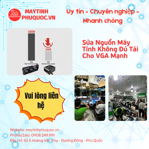 Sửa Nguồn Máy Tính Không Đủ Tải Cho VGA Mạnh – Dịch Vụ Sửa Chữa PC Phú Quốc | Máy Tính Phú Quốc | Vi Tính Hải Đăng