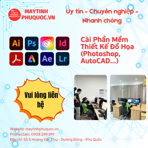 Cài Phần Mềm Thiết Kế Đồ Họa (Photoshop, AutoCAD…) – Dịch Vụ Hỗ Trợ Cài Đặt Phú Quốc | Máy Tính Phú Quốc | Vi Tính Hải Đăng