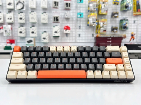 Bàn phím Cơ không dây E-DRA EK368L BeTa (Grey-White) Blue