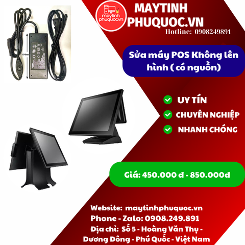 Sửa máy pos Không lên hình ( có nguồn) - Dịch vụ sửa chữa máy POS | Vi Tính Phú Quốc | Máy Tính Phú Quốc | Vi Tính Hải Đăng