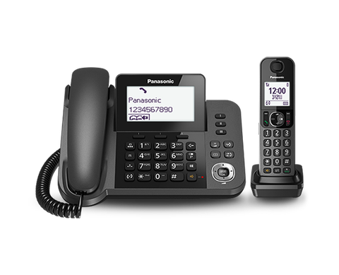 Điện thoại kéo dài Panasonic KX-TGF310- Đen