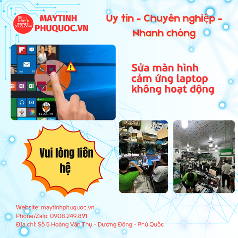 Màn Hình Cảm Ứng Laptop Không Hoạt Động – Dịch Vụ Sửa Chữa Laptop Phú Quốc | Máy Tính Phú Quốc | Vi Tính Hải Đăng