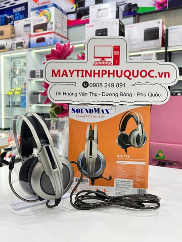 Tai Nghe SoundMax AH-712 – Thiết Kế Đẹp, Âm Thanh Mạnh Mẽ