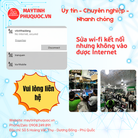 Sửa Wifi kết nối nhưng không vào được Internet – Dịch Vụ Sửa Chữa Laptop Phú Quốc | Máy Tính Phú Quốc | Vi Tính Hải Đăng