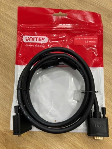 Cáp VGA UNITEK 1.5M(3C+6)Y - C503G