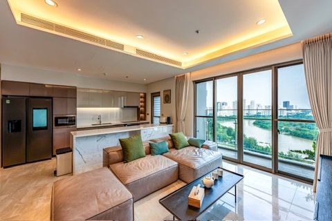 PHU MY HUNG THE HORIZON APARTMENT 3 BEDROOMS NICE VIEW 122M2 FOR RENT
