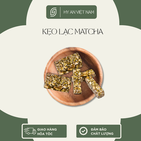 Gói 10 chiếc kẹo lạc matcha
