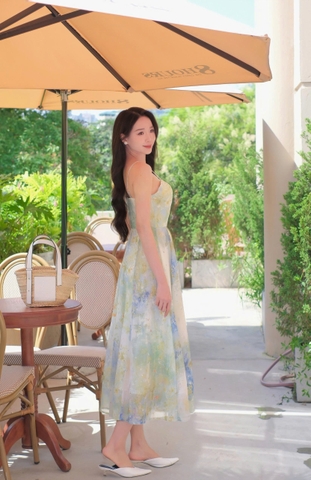 ADELINE HOUSE- Đầm Voan 2 dây Dáng Dài Cao Cấp – Thiết Kế Thanh Lịch Adeline- TK87 SIZE XS S M L XL 2XL 3XL 4XL