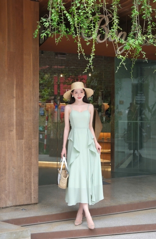 Adeline House - ✨  Đầm 2 Dây Xanh Mint Nàng Mer Xinh Xắn! TK20.1