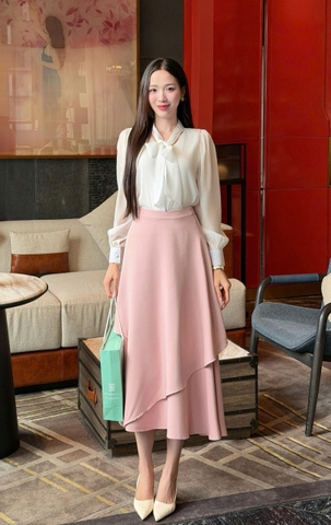 Adeline house - Chân váy công sở "Calm Flow" - TK23.5