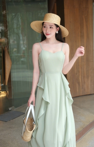 Adeline House - ✨  Đầm 2 Dây Xanh Mint Nàng Mer Xinh Xắn! TK20.1