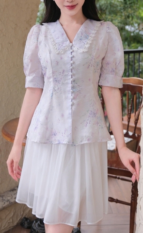 ADELINE HOUSE-  Organza cloud skirt - mini TK128