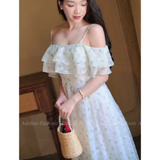 Adeline House - Váy trễ vai bánh bèo - TK90