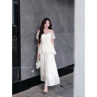 Adeline House - Set váy 2 dây trễ vai- TK 79
