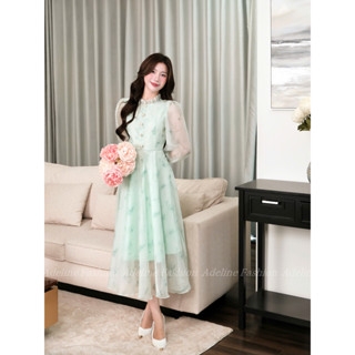 Adeline House - Váy tiểu thư cổ bèo dài tay thanh lịch - TK 61